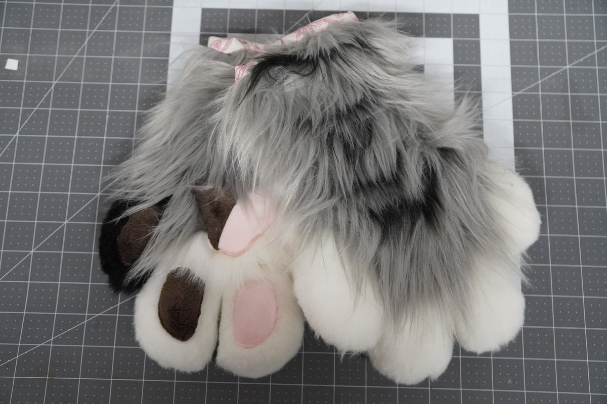 Black and Gray & White Paws